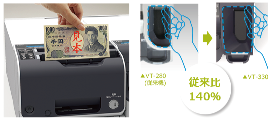 簡単投入の入金口